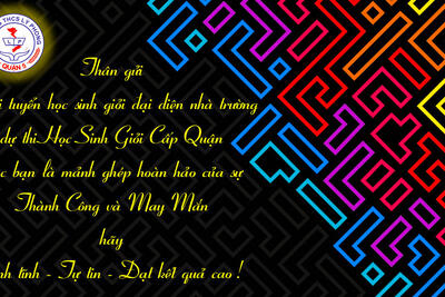 HỌP MẶT HỌC SINH GIỎI DỰ THI CẤP QUẬN - NĂM HỌC 2022-2023